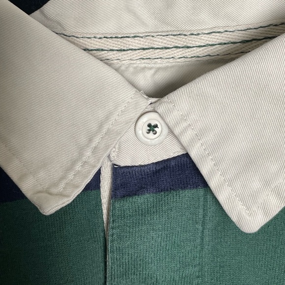 IZOD Rugby Striped Long Sleeve Shirt XL - Picture 3 of 13